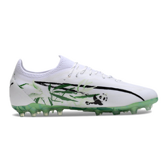 Puma Ultra 5 Carbon MG White and Green Field and Society Football Boots
