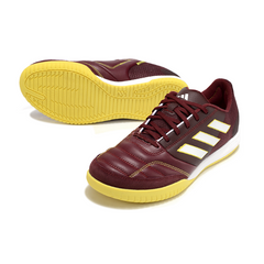 Bota de fútbol sala Adidas Competition Top IC color vino y amarillo
