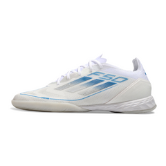 Chuteira Futsal IC Adidas F50 Elite Branca e Azul