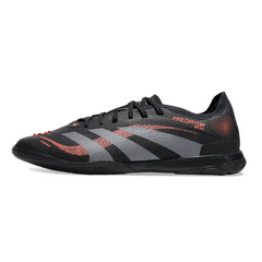 Zapatillas de fútbol sala Adidas Predator 25 Elite IC negras y rojas