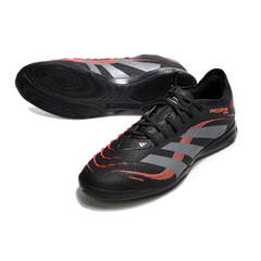 Zapatillas de fútbol sala Adidas Predator 25 Elite IC negras y rojas