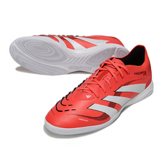 Chuteira Futsal IC Adidas Predator 25 Elite Pack Pure Victory Preta e Branca