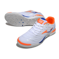 Chuteira Futsal Joma Regate Rebound IC Branca, Laranja e Azul