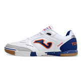 Joma Top Flex 24 IC Futsal Boot in White, Blue and Orange