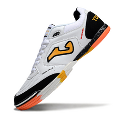 Joma Top Flex 24 IC Futsal Boot in White, Black and Orange