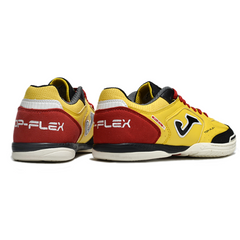 Chuteira Futsal IC Joma Top Flex 24 Amarela Preta e Vermelha