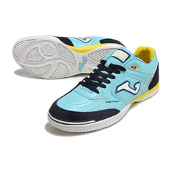 Joma Top Flex 24 IC Futsal Boot Light Blue and Yellow