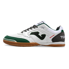 Bota de fútbol sala Joma Top Flex 24 IC en blanco, negro y verde