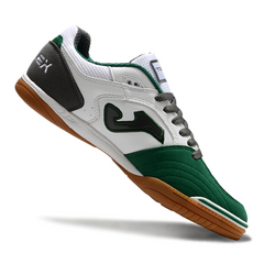 Chuteira Futsal IC Joma Top Flex 24 Branca, Preta e Verde