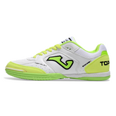 Chuteira Futsal IC Joma Top Flex 24 Branca e Verde