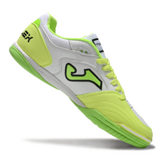 Chuteira Futsal IC Joma Top Flex 24 Branca e Verde