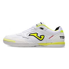 Chuteira Futsal Joma Top Flex 24 IC Branco e Amarelo