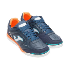 Chuteira Futsal IC Joma Top Flex Rebound Azul e Laranja