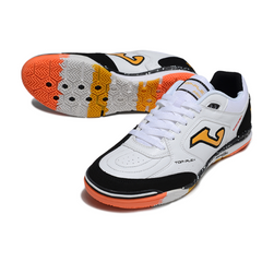 Joma Top Flex Rebound IC Futsal Boot in White, Black and Orange