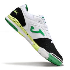 Chuteira Futsal IC Joma Top Flex Rebound Branca Preta e Verde