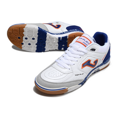 Joma Top Flex Rebound IC White and Blue Futsal Boot