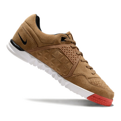 Chuteira Futsal Nike5 Street Gato IC Marrom