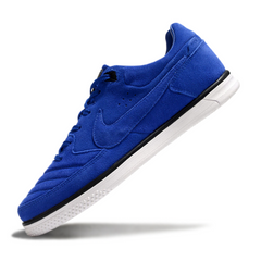 Chuteira Futsal IC Nike5 Street Gato Azul e Branca