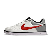Nike5 Street Gato IC - Botas de fútbol sala, color blanco y rojo