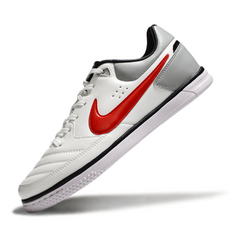 Nike5 Street Gato IC - Botas de fútbol sala, color blanco y rojo