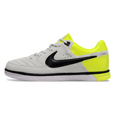 Chuteira Futsal Nike5 Street Gato IC Cinza e Verde