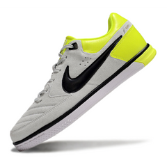 Chuteira Futsal Nike5 Street Gato IC Cinza e Verde