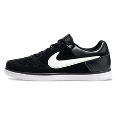 Chuteira Futsal IC Nike5 Street Gato Preta e Branca
