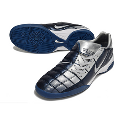 Nike Air Zoom Total 90 III IC Futsal Boot Dark Blue and Silver