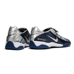 Nike Air Zoom Total 90 III IC Futsal Boot Dark Blue and Silver