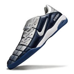 Nike Air Zoom Total 90 III IC Futsal Boot Dark Blue and Silver