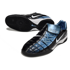 Chuteira Futsal Nike Air Zoom Total 90 III IC Preta e Azul