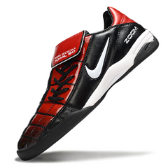 Botas de fútbol sala Nike Air Zoom Total 90 III IC negras y rojas