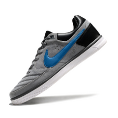 Chuteira Futsal IC Nike5 Street Gato Cinza e Azul