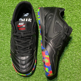 Botas de fútbol sala Nike Gato x Supreme IC negras y coloridas, talla 41