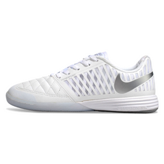 Chuteira Futsal IC Nike Lunar Gato II Branca e Cinza