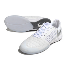 Nike Lunar Gato II IC Futsal Boot White and Gray
