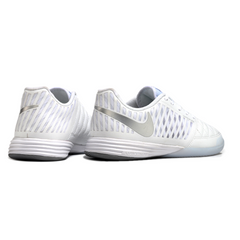 Chuteira Futsal IC Nike Lunar Gato II Branca e Cinza