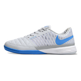Botas de fútbol sala Nike Lunar Gato II IC gris y azul