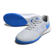 Botas de fútbol sala Nike Lunar Gato II IC gris y azul