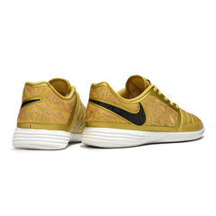 Chuteira Futsal Nike Lunar Gato II IC Dourada