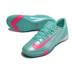 Chuteira Futsal IC Nike Vapor 16 Academy Azul-Clara e Rosa