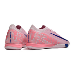Chuteira Futsal IC Nike Zoom Mercurial Vapor 16 Elite Rosa e Azul