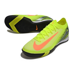 Chuteira Futsal IC Nike Zoom Mercurial Vapor 16 Elite Amarela, Preta e Laranja