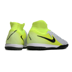 Chuteira Futsal IC Nike Phantom Luna 2 Elite Pack Mad Voltage Preta e Laranja