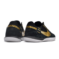 Chuteira Futsal Nike Streetgato IC Preta e Dourada - VENI Futebol