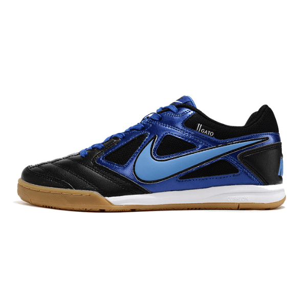 Chuteira Futsal Nike SB Gato X Supreme IC Preta e Azul - VENI Futebol