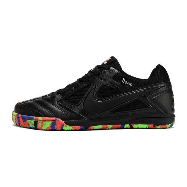 Chuteira Futsal Nike SB Gato X Supreme IC Preta e Colorida - VENI Futebol