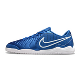Chuteira Futsal IC Nike Tiempo 10 Legend Academy Pack Mad Ambition Azul e Amarela
