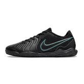 Chuteira Futsal IC Nike Tiempo 10 Legend Academy Pack Shadow Azul e Preta