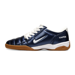 Chuteira Futsal IC Nike Air Zoom Total 90 III Azul-Escura e Branca Indoor